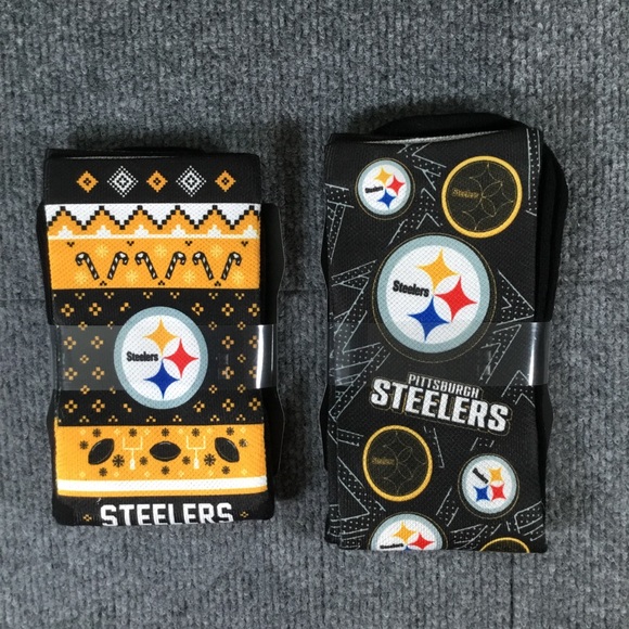 Pittsburgh Steelers socks 2 pair NEW - Picture 4 of 4